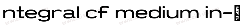 ntegral cf medium in字体转换